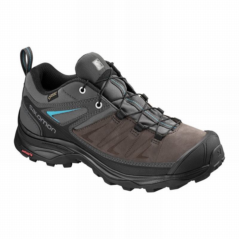 Salomon Singapore Womens Hiking Shoes - X ULTRA 3 LTR GTX W Grey | 73602-XOVY